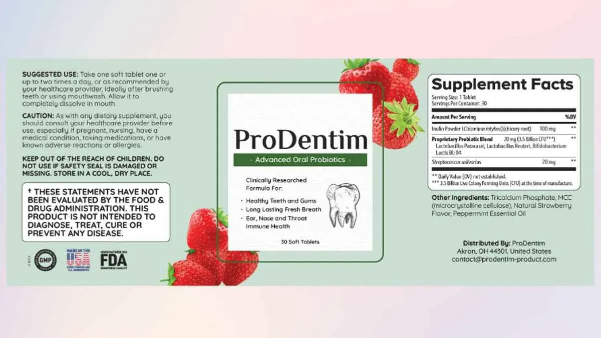teeth health prodentim